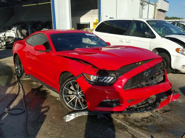 1FA6P8TH5G5294438 - 2016 FORD MUSTANG RED photo 1