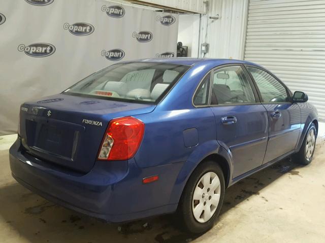 KL5JD56Z57K609245 - 2007 SUZUKI FORENZA BLUE photo 4