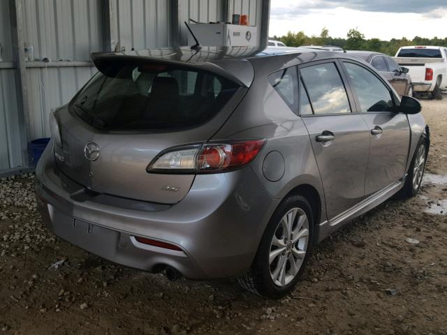 JM1BL1K53B1359631 - 2011 MAZDA 3 S GRAY photo 4