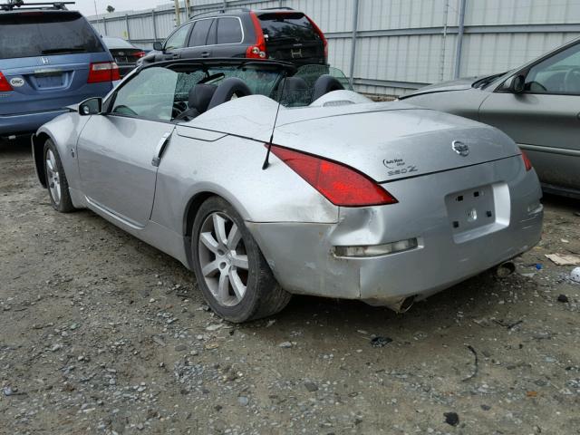 JN1AZ36A44T000604 - 2004 NISSAN 350Z ROADS SILVER photo 3