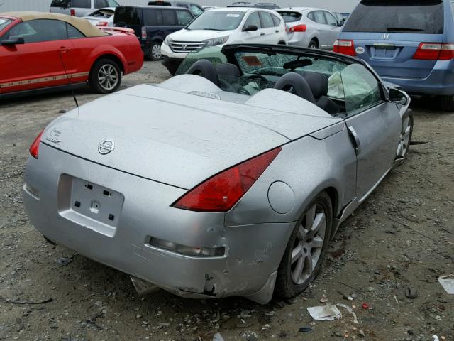 JN1AZ36A44T000604 - 2004 NISSAN 350Z ROADS SILVER photo 4