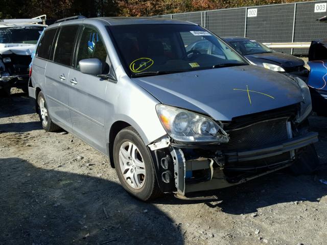 5FNRL38717B041105 - 2007 HONDA ODYSSEY EX GRAY photo 1