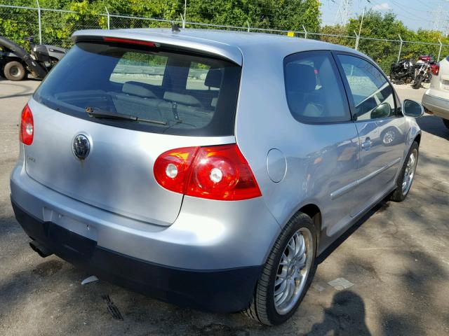 WVWEV71K67W012726 - 2007 VOLKSWAGEN NEW GTI GRAY photo 4