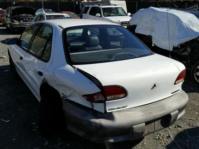 1G1JC5246W7329285 - 1998 CHEVROLET CAVALIER WHITE photo 3