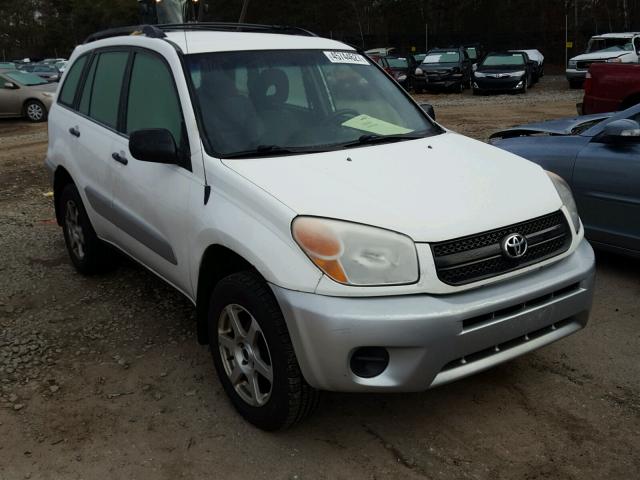 JTEHD20V550050376 - 2005 TOYOTA RAV4 WHITE photo 1