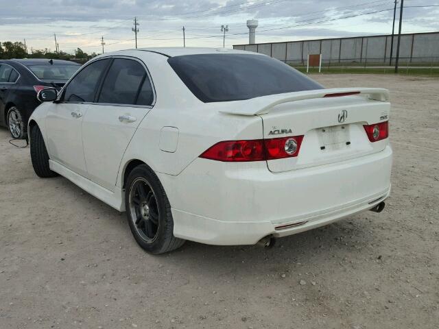 JH4CL96915C032345 - 2005 ACURA TSX WHITE photo 3