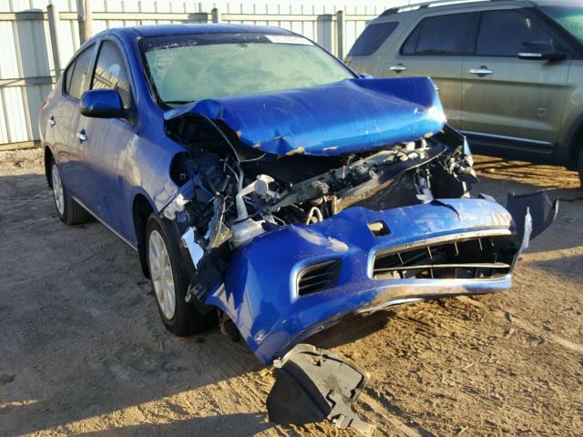 3N1CN7AP7CL917191 - 2012 NISSAN VERSA S 蓝色 照片 1