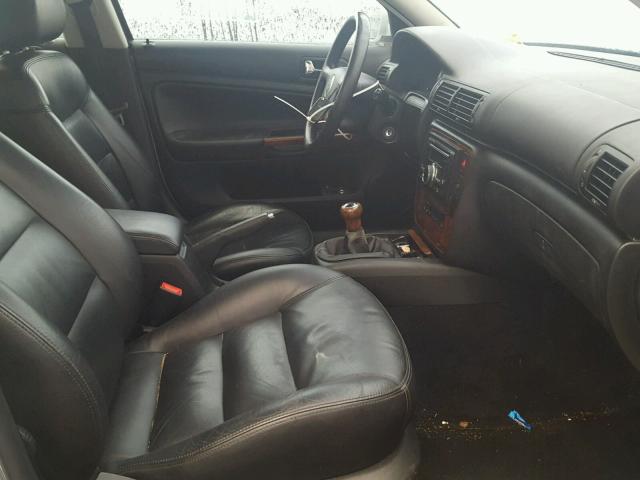 WVWRH63BX3P434082 - 2003 VOLKSWAGEN PASSAT GLX SILVER photo 5