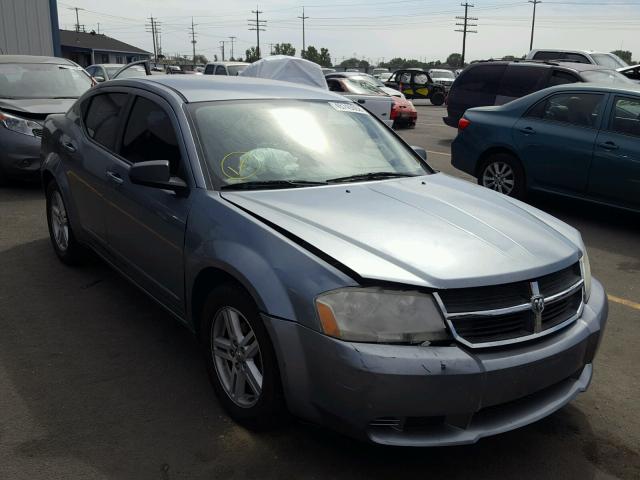 1B3LC56K18N588775 - 2008 DODGE AVENGER SX GRAY photo 1