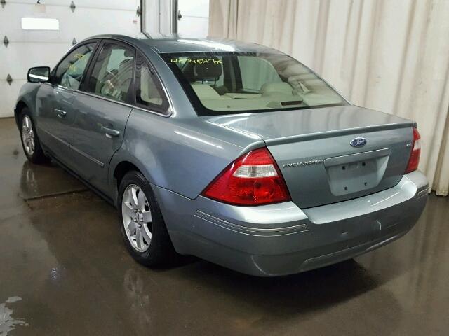 1FAHP24156G153606 - 2006 FORD FIVE HUNDR BLUE photo 3