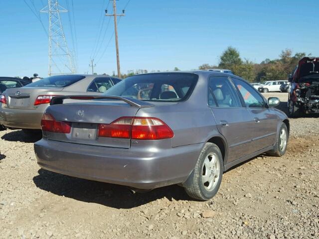 1HGCG5667YA022487 - 2000 HONDA ACCORD EX GRAY photo 4