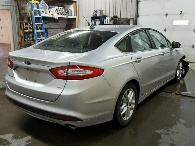 1FA6P0H78G5103919 - 2016 FORD FUSION SILVER photo 4