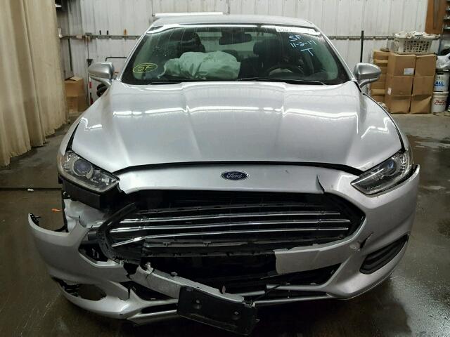 1FA6P0H78G5103919 - 2016 FORD FUSION SILVER photo 9