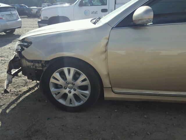 4T1BK3DB5BU421381 - 2011 TOYOTA AVALON BAS GOLD photo 9