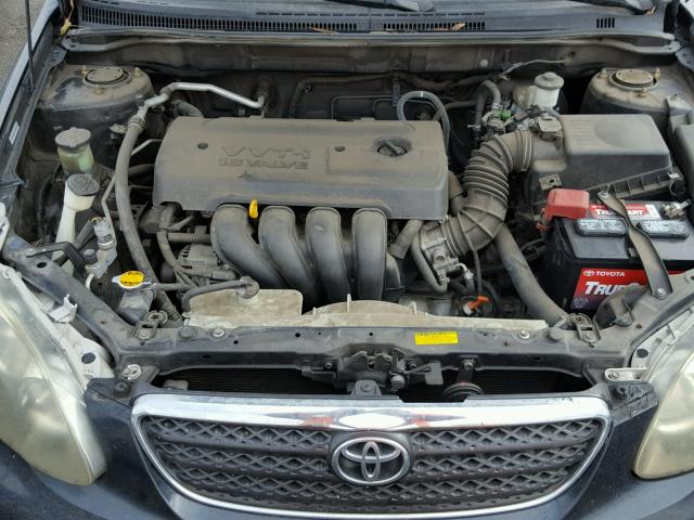 1NXBR30EX5Z535683 - 2005 TOYOTA COROLLA CE BLACK photo 7