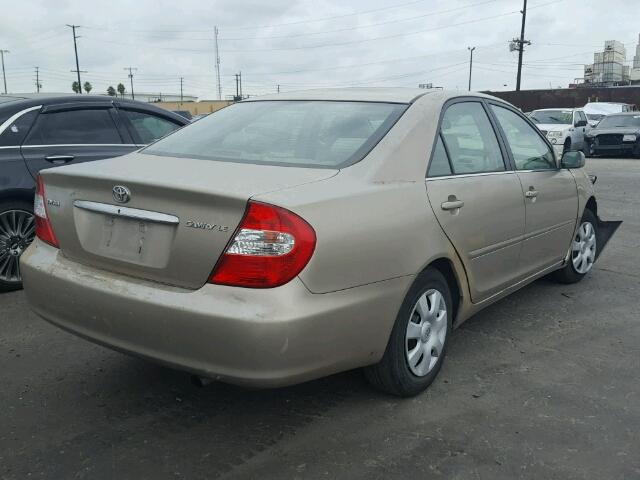 4T1BE32K72U546246 - 2002 TOYOTA CAMRY LE 米色 照片 4