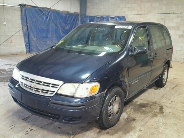 1GNDU23E22D283027 - 2002 CHEVROLET VENTURE EC BLUE photo 2