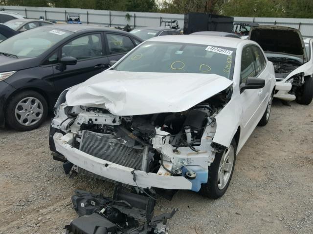 1G11B5SA6DF215377 - 2013 CHEVROLET MALIBU LS WHITE photo 2