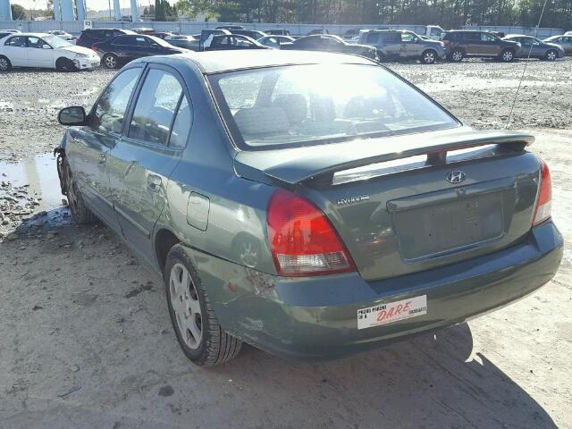 KMHDM45D11U200111 - 2001 HYUNDAI ELANTRA GREEN photo 3