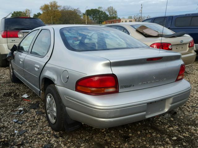 1B3EJ46X6YN199246 - 2000 DODGE STRATUS SE SILVER photo 3