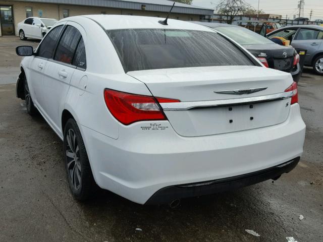 1C3CCBCG9DN524558 - 2013 CHRYSLER 200 LIMITE WHITE photo 3