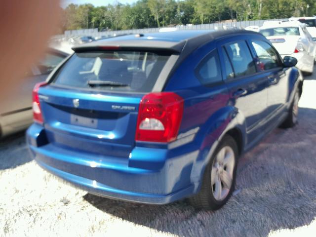 1B3CB3HA7AD580252 - 2010 DODGE CALIBER BLUE photo 4