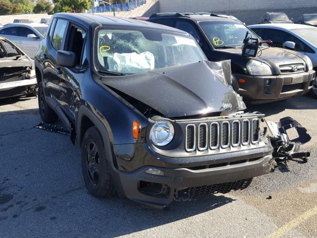 ZACCJBAB8JPH36332 - 2018 JEEP RENEGADE S BLACK photo 1