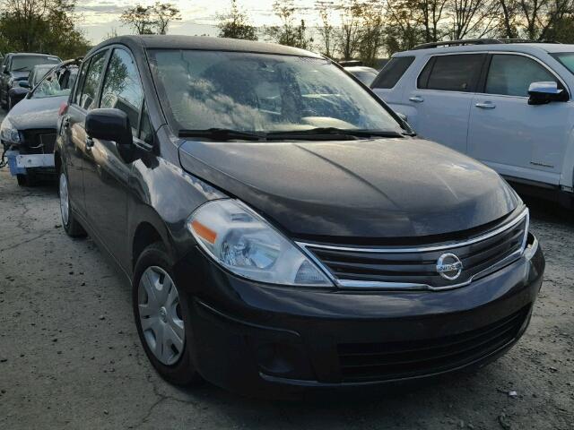 3N1BC1CP7CL366823 - 2012 NISSAN VERSA S BLACK photo 1