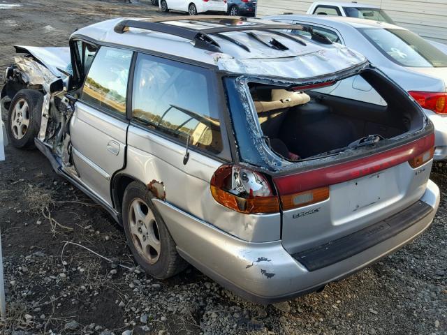 4S3BK6751T7307163 - 1996 SUBARU LEGACY GT SILVER photo 3