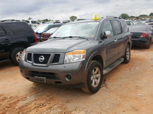 5N1AA0ND9AN608547 - 2010 NISSAN ARMADA SE BLACK photo 2