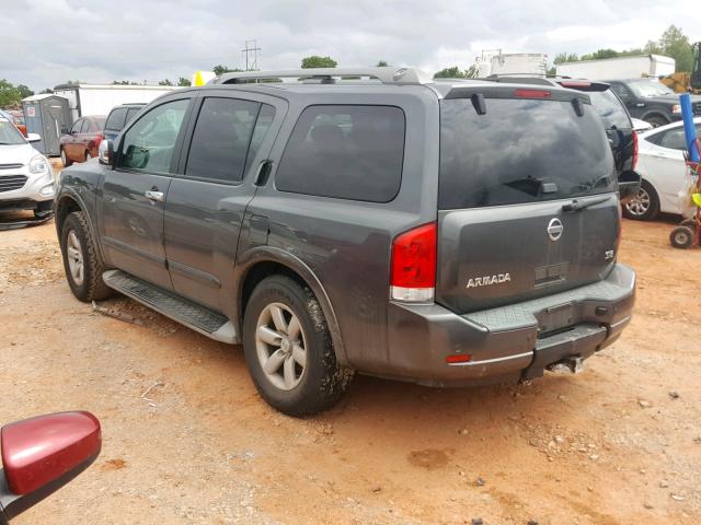 5N1AA0ND9AN608547 - 2010 NISSAN ARMADA SE BLACK photo 3