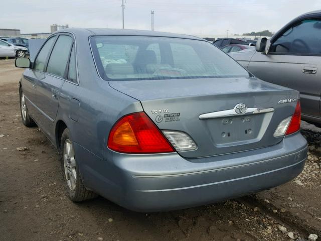 4T1BF28B92U253219 - 2002 TOYOTA AVALON XL GRAY photo 3