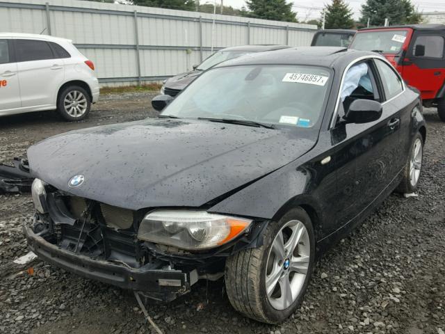 WBAUP9C52DVS95035 - 2013 BMW 128 I BLACK photo 2