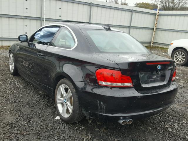 WBAUP9C52DVS95035 - 2013 BMW 128 I BLACK photo 3