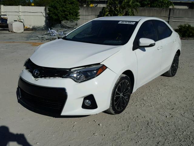 5YFBURHE3FP234617 - 2015 TOYOTA COROLLA L WHITE photo 2