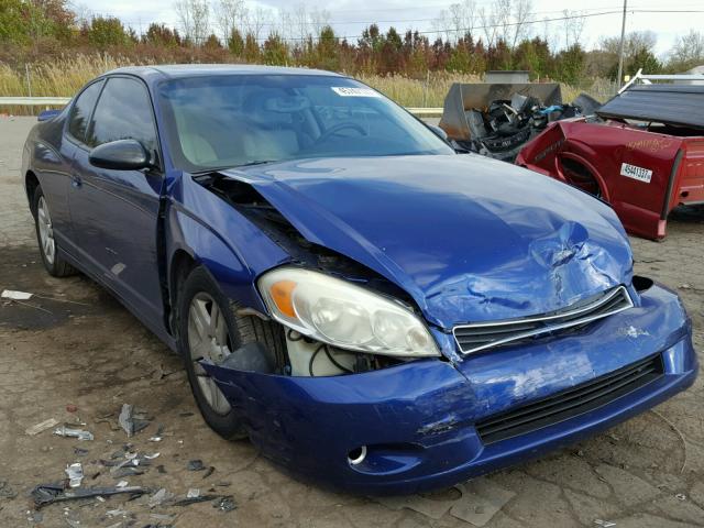 2G1WN161X69303750 - 2006 CHEVROLET MONTE CARL 蓝色 照片 1