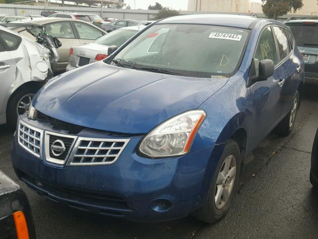 JN8AS5MT6AW006419 - 2010 NISSAN ROGUE S BLUE photo 2