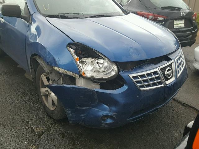 JN8AS5MT6AW006419 - 2010 NISSAN ROGUE S BLUE photo 9