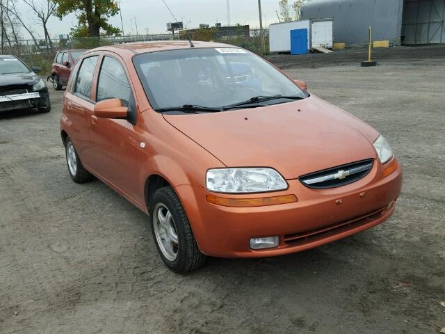 KL1TD696X6B681106 - 2006 CHEVROLET AVEO BASE ORANGE photo 1