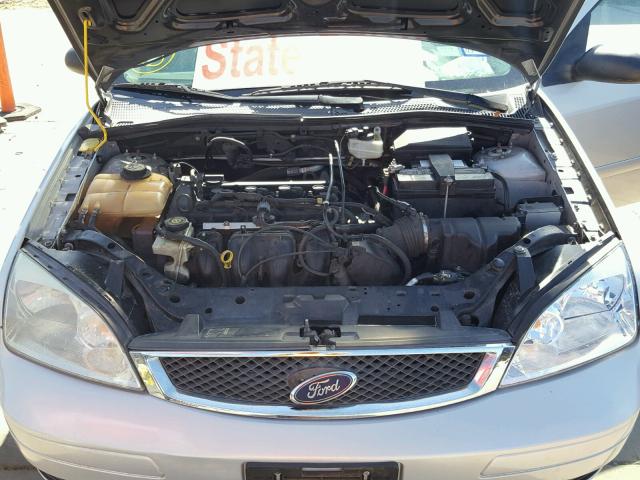 1FAFP34N77W299805 - 2007 FORD FOCUS SILVER photo 7