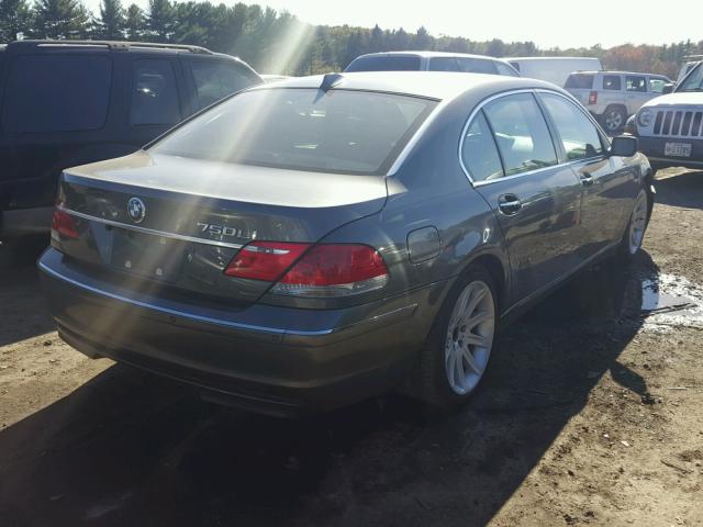 WBAHN83506DT26440 - 2006 BMW 750 LI GRAY photo 4