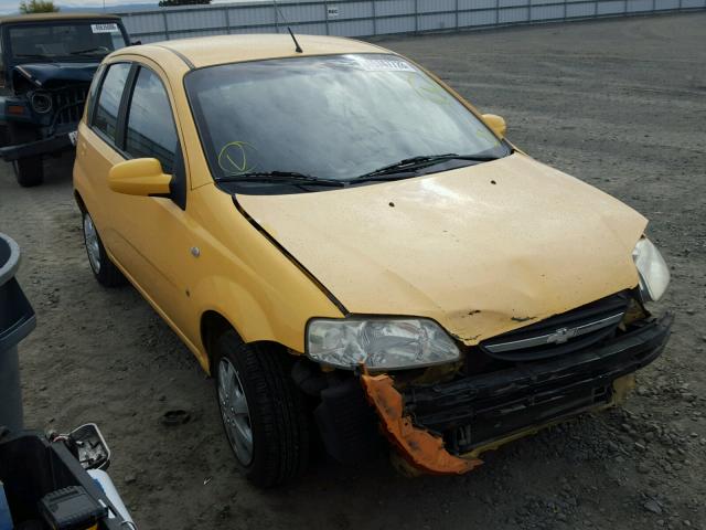 KL1TD66667B794282 - 2007 CHEVROLET AVEO BASE Сары фото 1