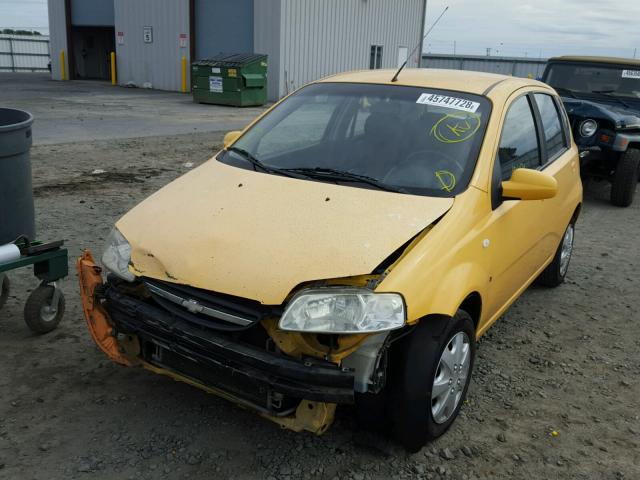 KL1TD66667B794282 - 2007 CHEVROLET AVEO BASE Сары фото 2