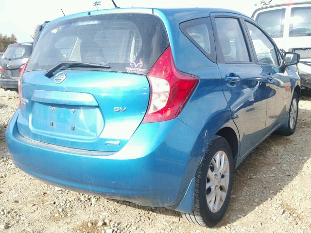 3N1CE2CP1FL442450 - 2015 NISSAN VERSA NOTE BLUE photo 4