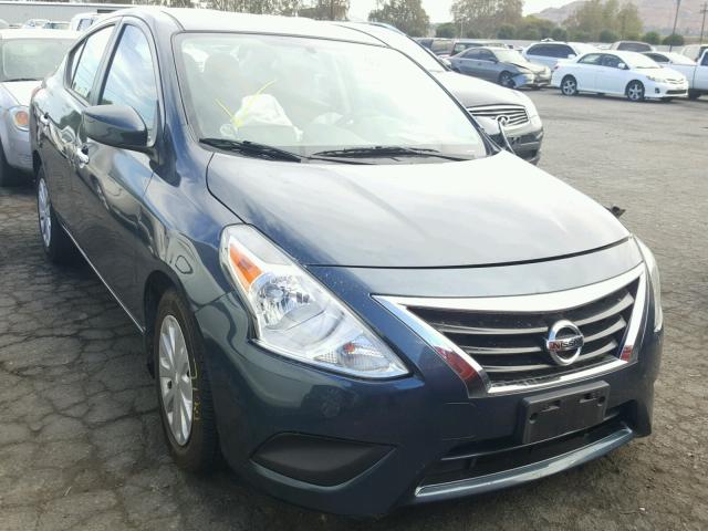 3N1CN7APXGL821447 - 2016 NISSAN VERSA S BLUE photo 1