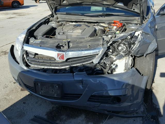 1G8ZV57738F128731 - 2008 SATURN AURA XR GRAY photo 7