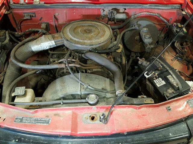 1B7FL23X5NS564941 - 1992 DODGE DAKOTA RED photo 7