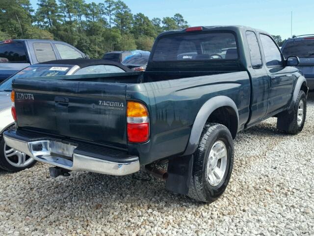 5TESM92N51Z745192 - 2001 TOYOTA TACOMA GREEN photo 4