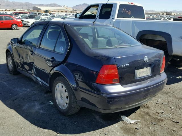 3VWSC29M9YM005656 - 2000 VOLKSWAGEN JETTA GLS BLUE photo 3