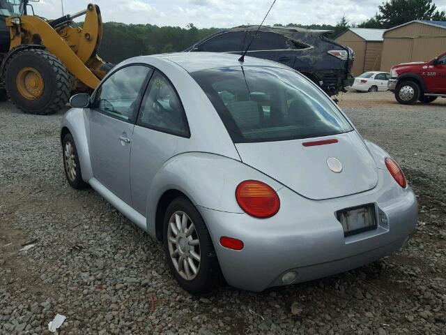 3VWCK31C75M400513 - 2005 VOLKSWAGEN NEW BEETLE SILVER photo 3